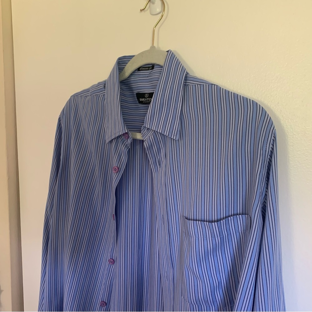 Bugatchi Striped Button Down - image 2